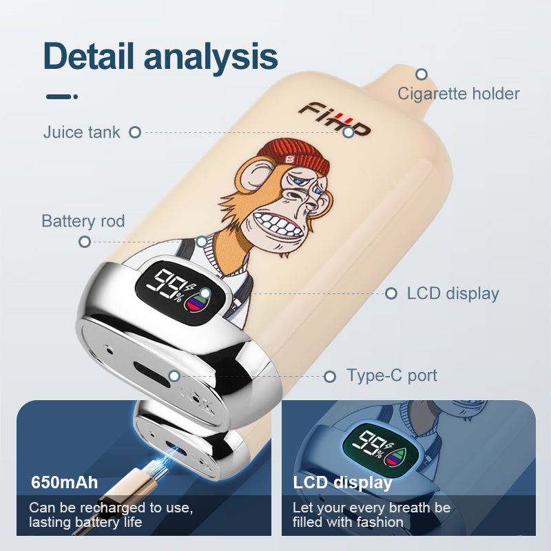 FIHP 12 000 zaciągnięć Vape