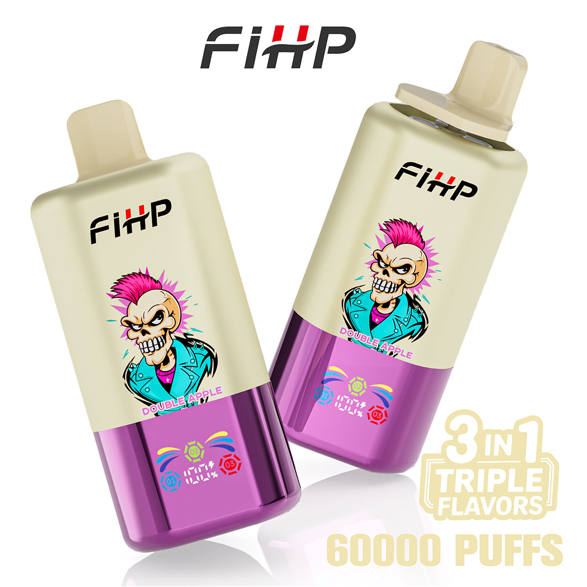FIHP 60 000 zaciągnięć, potrójny smak waporyzatora