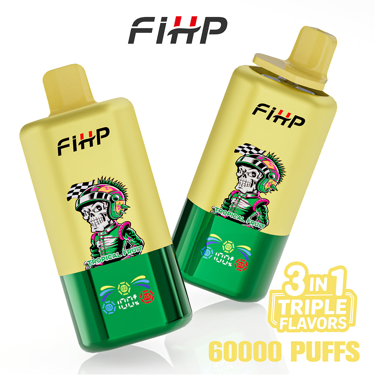 FIHP 60 000 zaciągnięć, potrójny smak waporyzatora
