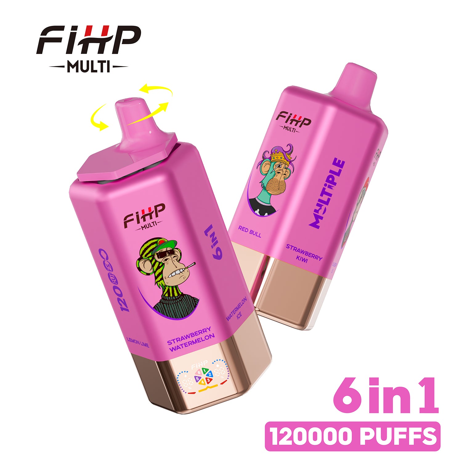 FIHP 120k Puffs 6w1 Multi smaki Vape(120 000 zaciągnięć)