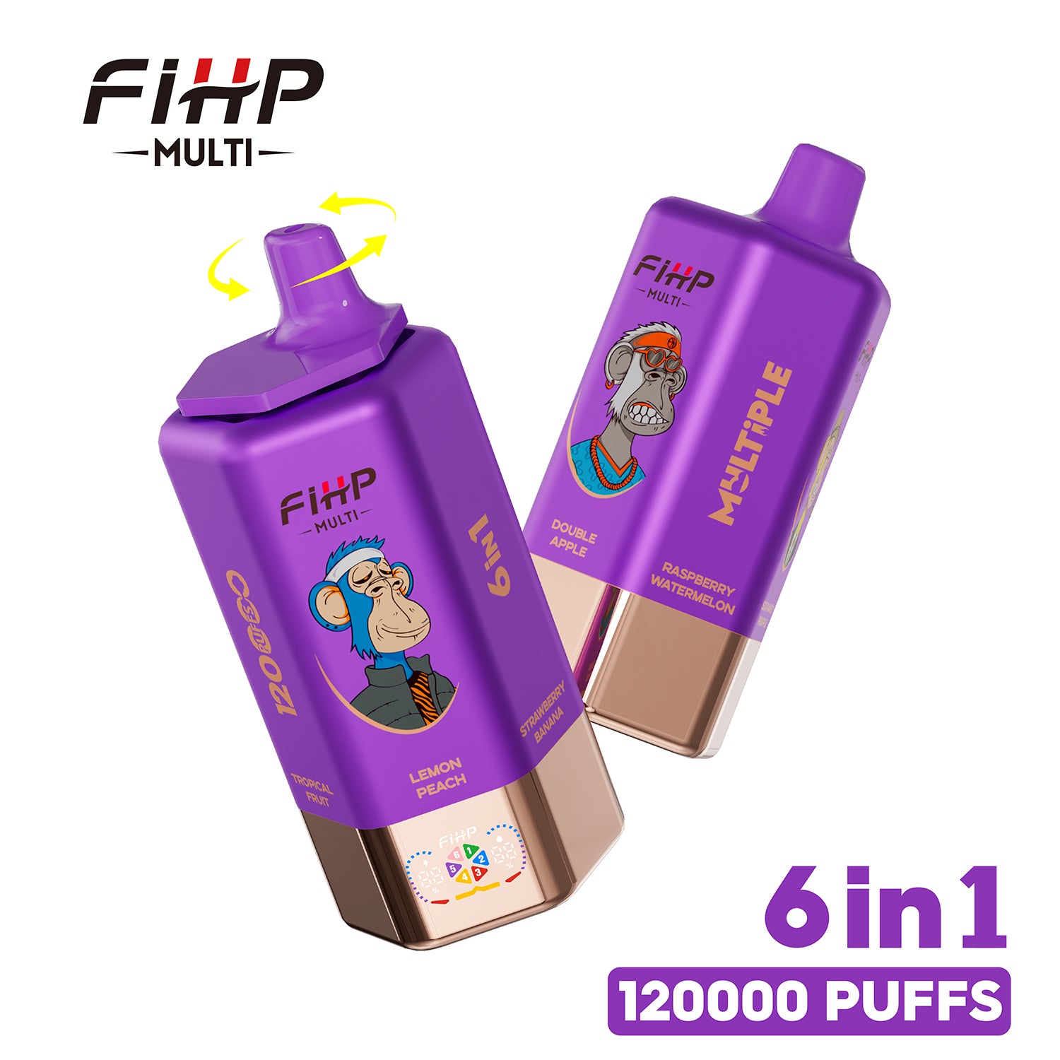 FIHP 120k Puffs 6w1 Multi smaki Vape(120 000 zaciągnięć)