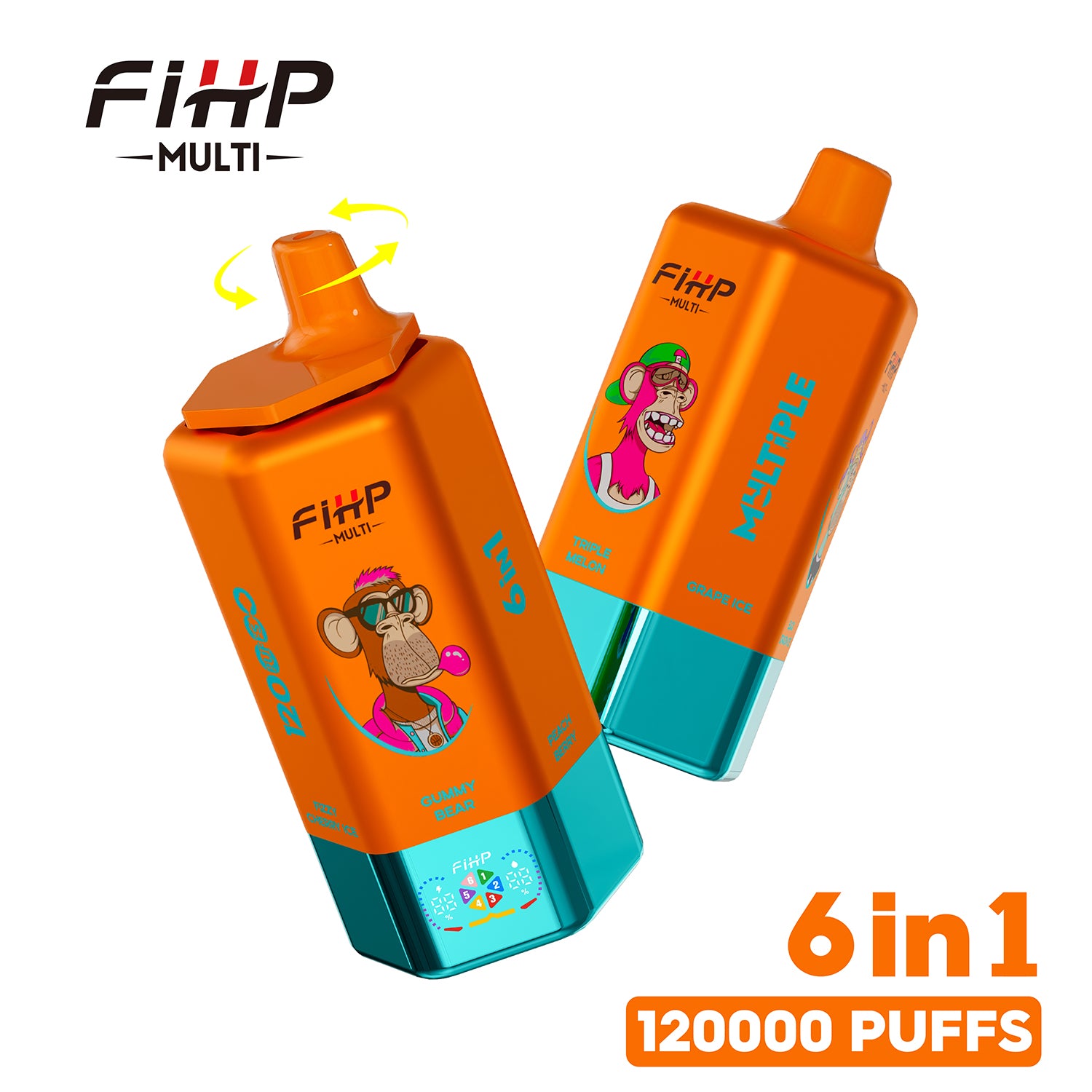 FIHP 120k Puffs 6w1 Multi smaki Vape(120 000 zaciągnięć)
